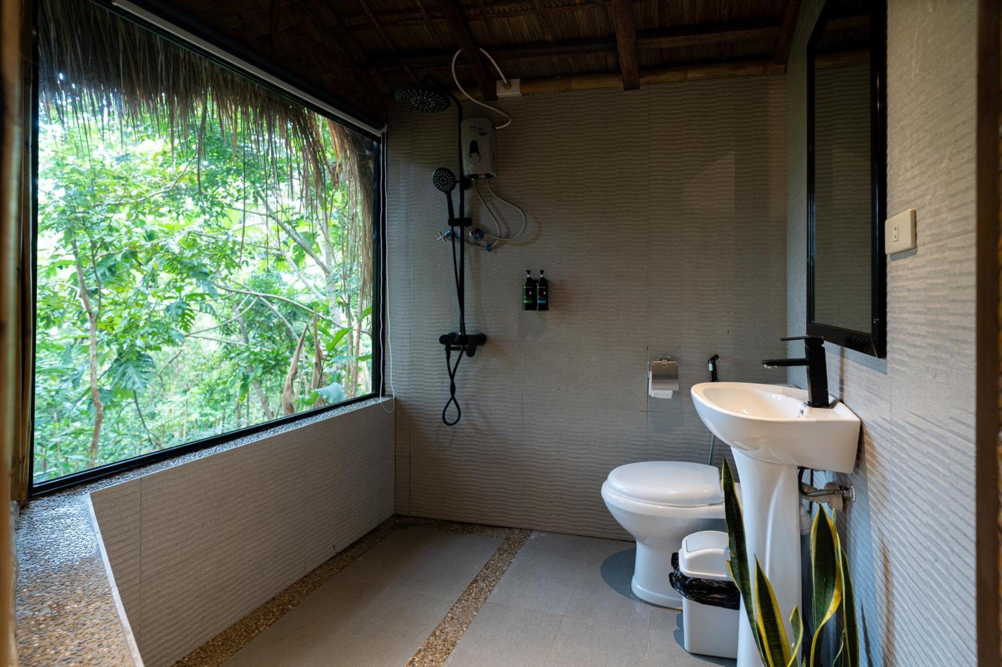 Inigtan Lio Bamboo Cottages Эль-Нидо Экстерьер фото